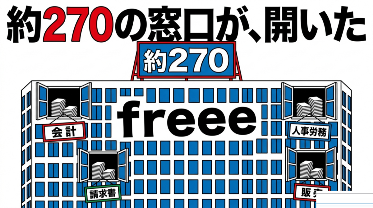 約270の窓口が、開いた