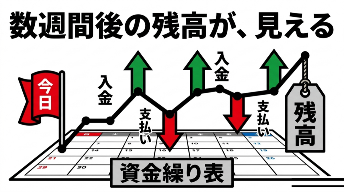 数週間後の残高が、見える