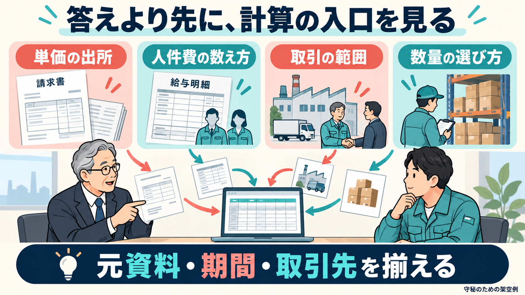 答えより先に、計算の入口を見る