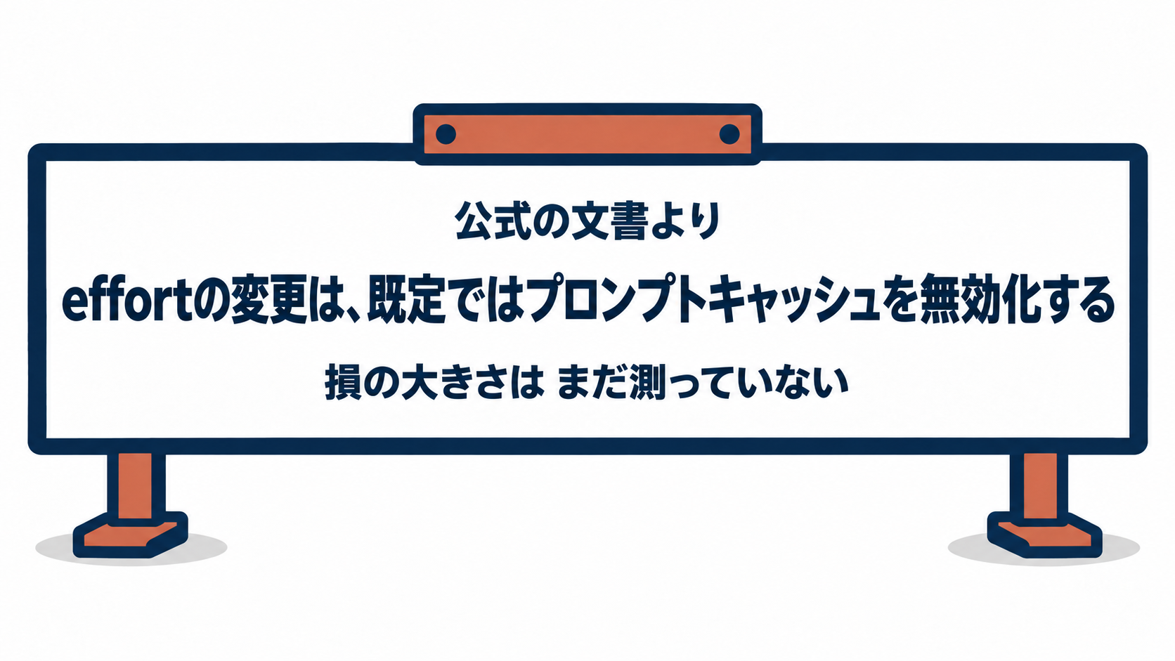 図6。公式がeffortの変更はキャッシュを無効化すると書いた